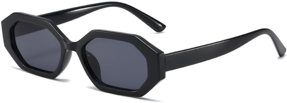 SO&EI Модные солнцезащитные очки с квадратными линзами, маленькие многоугольные, женские, с градиентным переходом цвета, защита от УФ-излучения UV400, мужские, ретро, с линзами цвета "чай" HYYZZC, Black Gray
SO&EI Модные солнцезащитные очки с квадратными линзами, маленькие многоугольные, женские, с градиентным переходом цвета, защита от УФ-излучения UV400, мужские, ретро, с линзами цвета "чай" HYYZZC, Black Gray