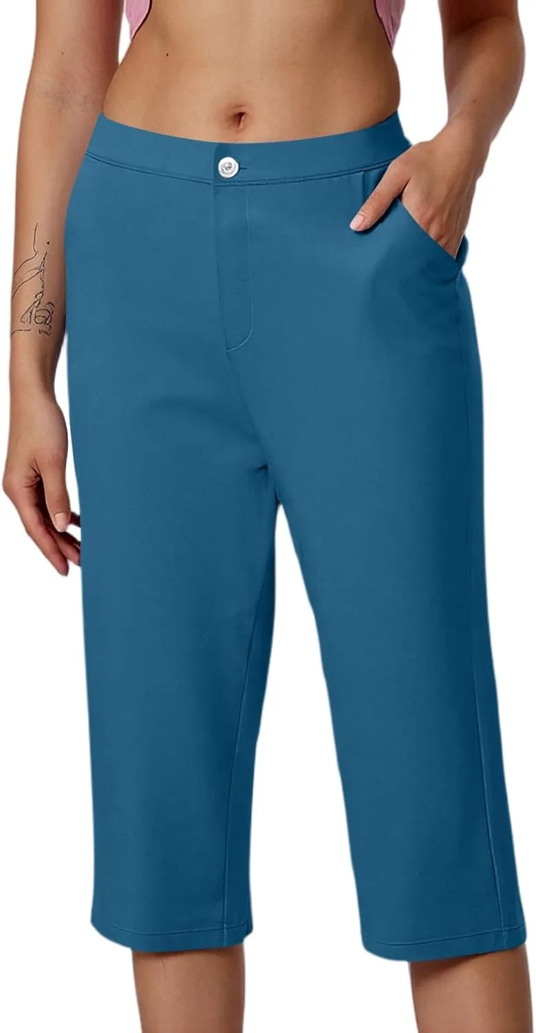 TWGONE Stretch Active Capri Pants для женщин с высокой посадкой и карманами
TWGONE Stretch Active Capri Pants для женщин с высокой посадкой и карманами