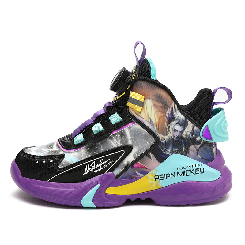 Детские баскетбольные кроссовки с амортизацией, легкие, нескользящие, с защитой от ударов, средней высоты ASIAN MICKEY, фиолетовый
Детские баскетбольные кроссовки с амортизацией, легкие, нескользящие, с защитой от ударов, средней высоты ASIAN MICKEY, фиолетовый