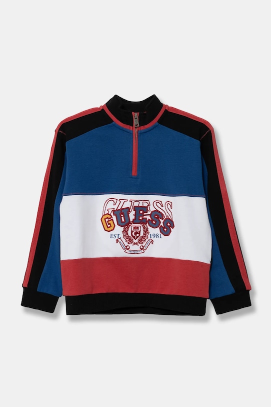 Детская хлопковая толстовка Guess, синий
Детская хлопковая толстовка Guess, синий