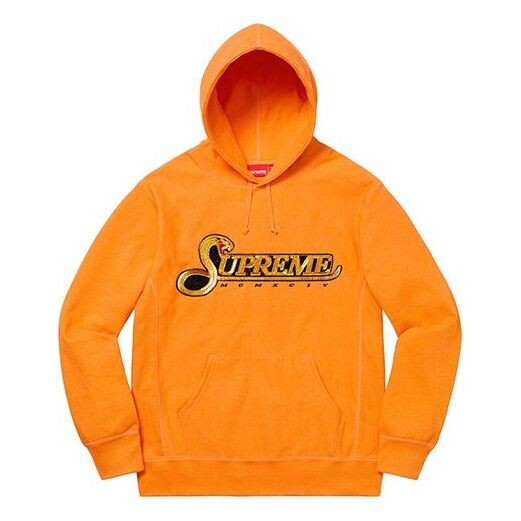 Толстовка fw19 week 8 sequin viper hooded sweatshirt Supreme, оранжевый
Толстовка fw19 week 8 sequin viper hooded sweatshirt Supreme, оранжевый