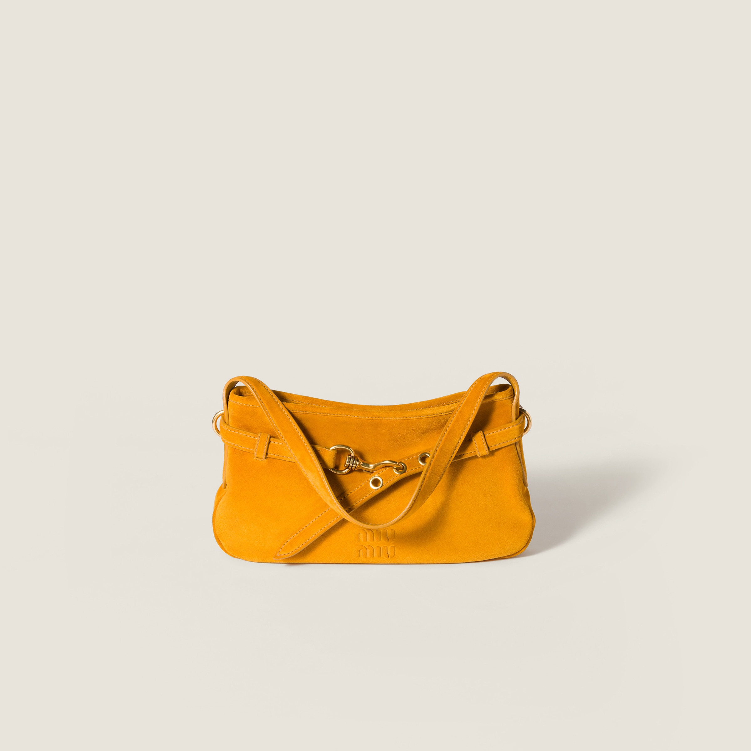 Сумка aventure из замши MIU MIU, виски
Сумка aventure из замши MIU MIU, виски
