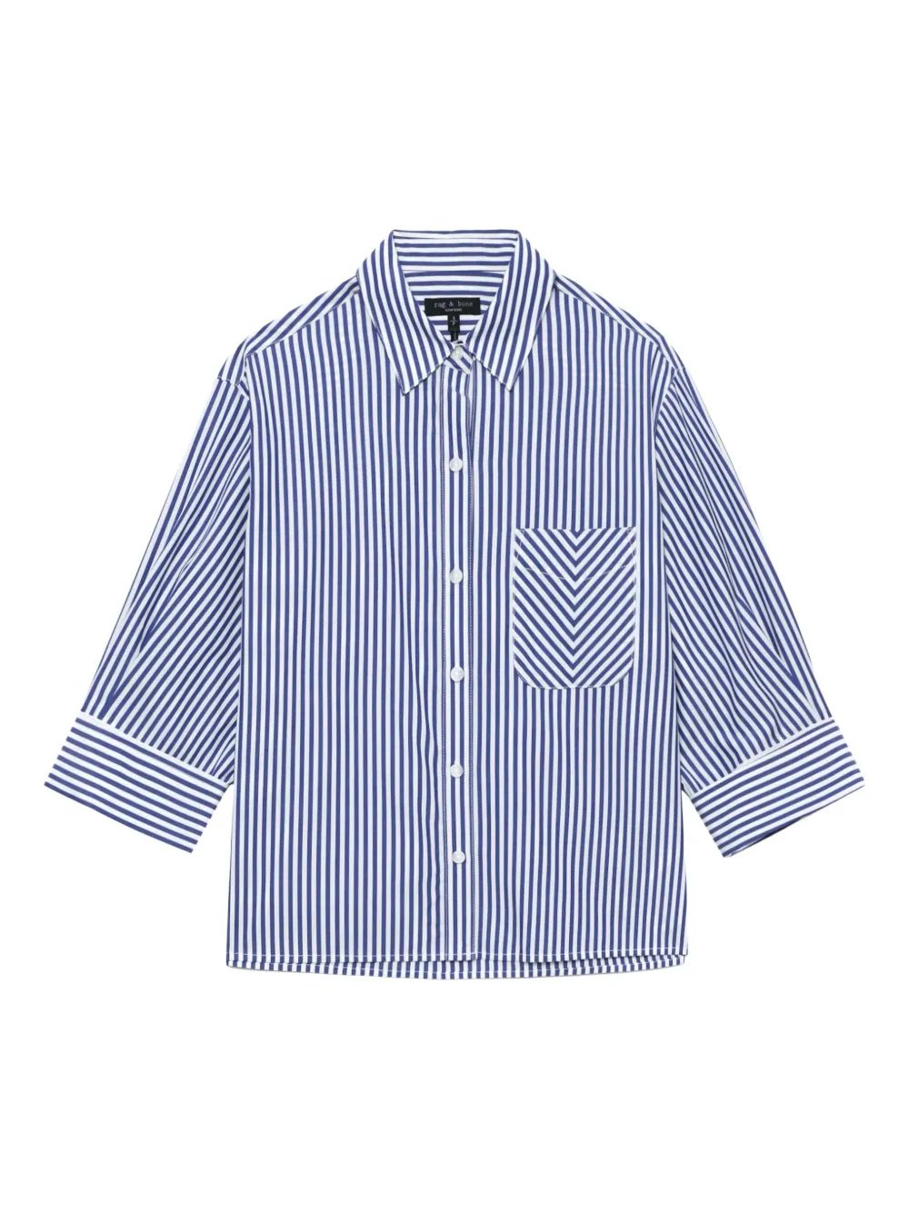 Рубашка в полоску rag & bone, синий
Рубашка в полоску rag & bone, синий