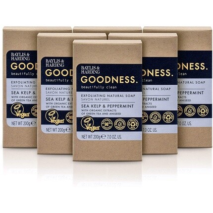 Мыло Baylis & Harding Goodness Sea Kelp & Peppermint 200 г
Мыло Baylis & Harding Goodness Sea Kelp & Peppermint 200 г