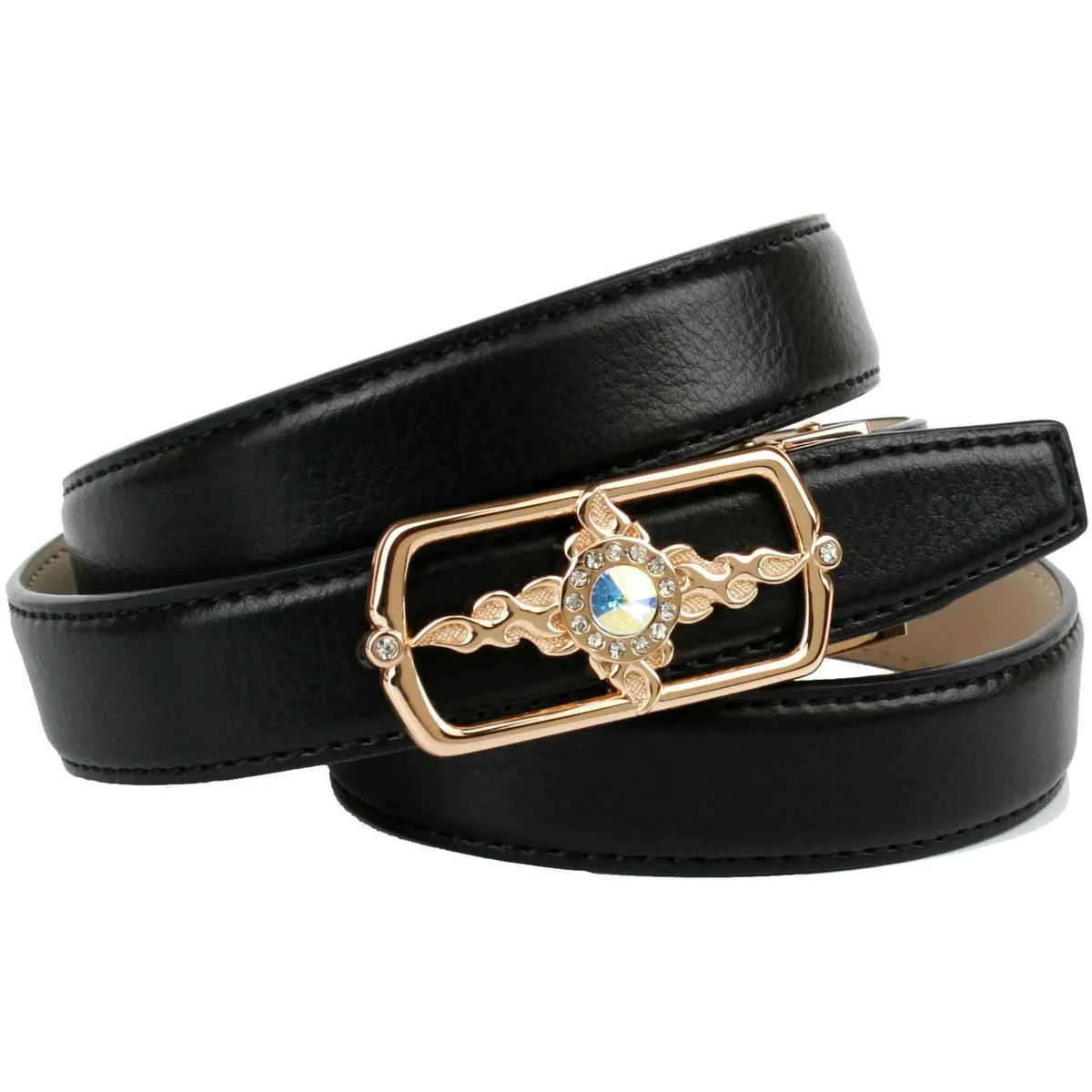 Кожаный ремень Anthoni Crown с эксклюзивной застежкой золотого цвета, черный
Кожаный ремень Anthoni Crown с эксклюзивной застежкой золотого цвета, черный