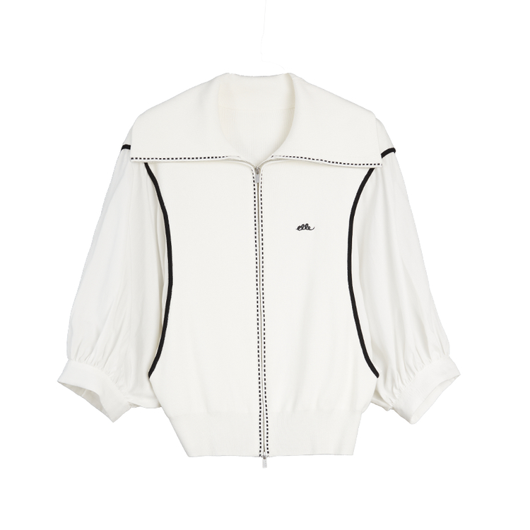 ELLE Кардиган женский белый с лацканом
ELLE Кардиган женский белый с лацканом