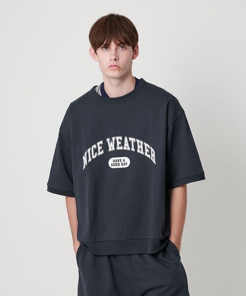 Футболка с коротким рукавом, плотный трикотаж NICE WEATHER, белый
Футболка с коротким рукавом, плотный трикотаж NICE WEATHER, белый