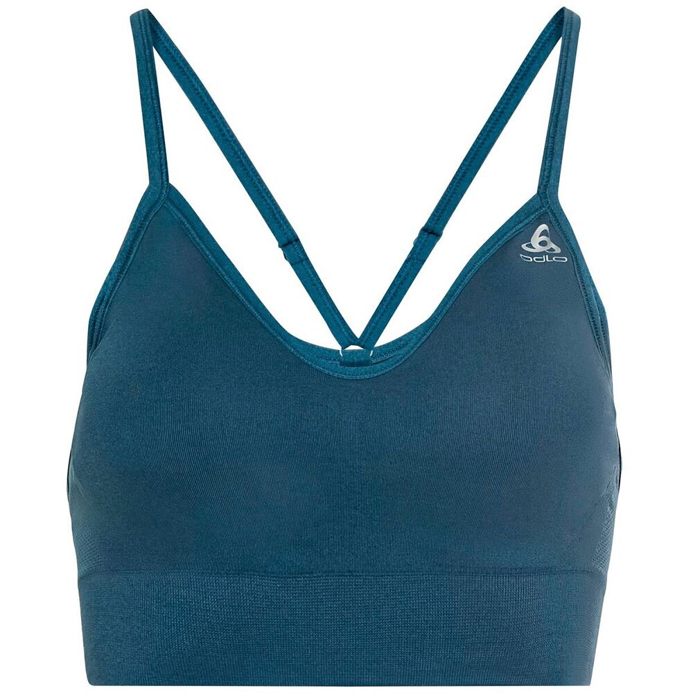 Бюстгальтер Odlo Seamless Soft 2.0 Padded, синий 
Бюстгальтер Odlo Seamless Soft 2.0 Padded, синий