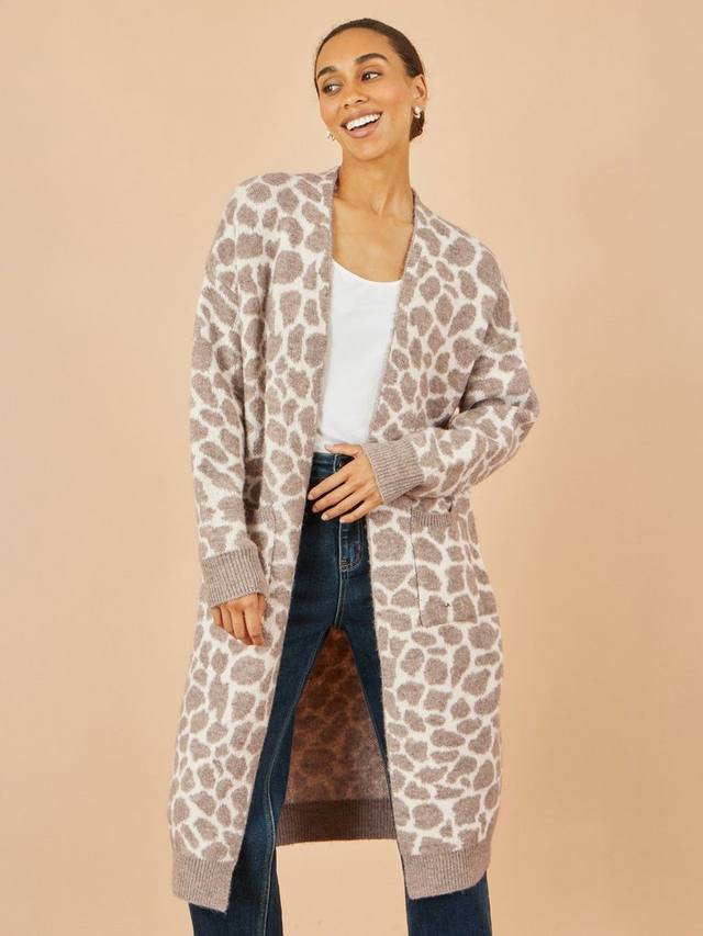 Кардиган лонглайн с принтом "animal print" Yumi
Кардиган лонглайн с принтом "animal print" Yumi