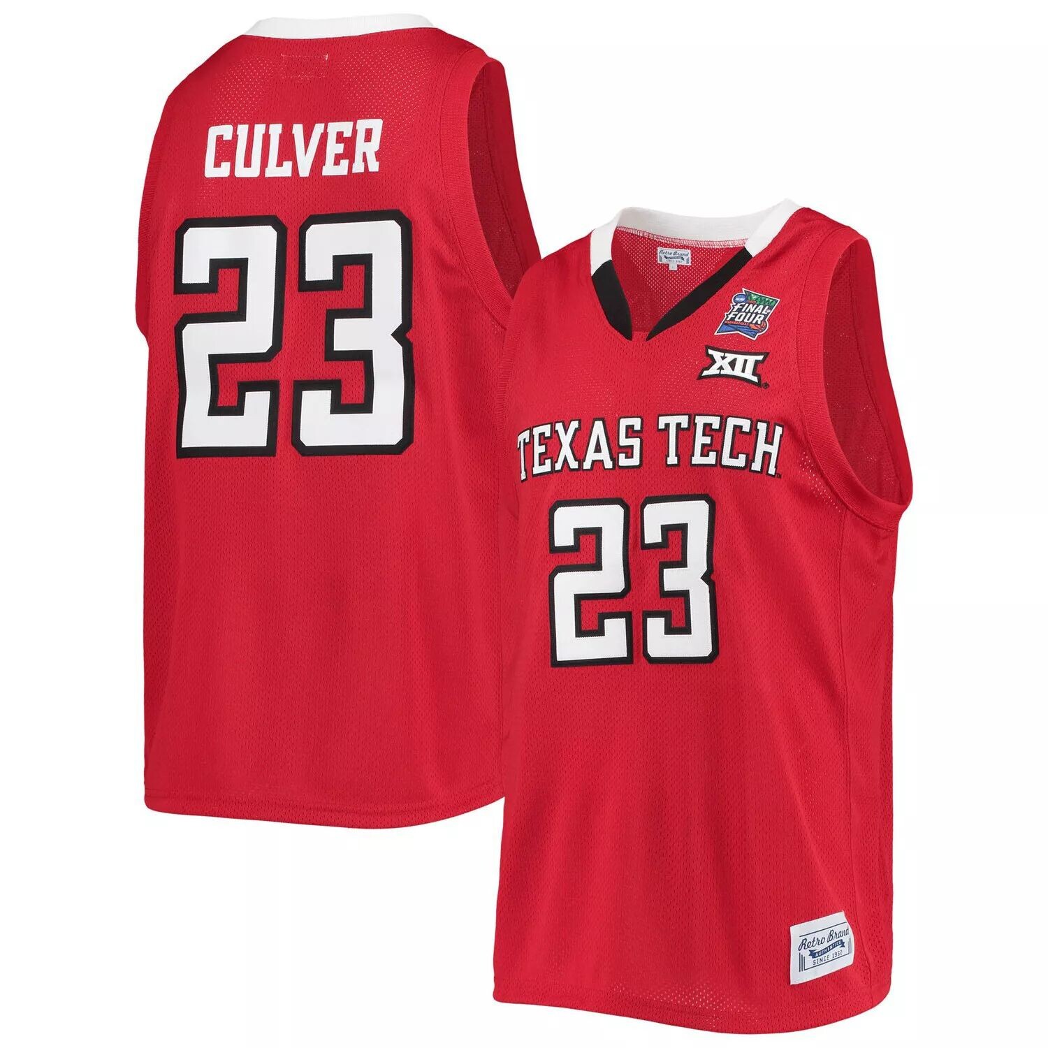 Мужская оригинальная ретро-брендовая баскетбольная майка Jarrett Culver Red Texas Tech Red Raiders, памятная копия для выпускников
Мужская оригинальная ретро-брендовая баскетбольная майка Jarrett Culver Red Texas Tech Red Raiders, памятная копия для выпускников
