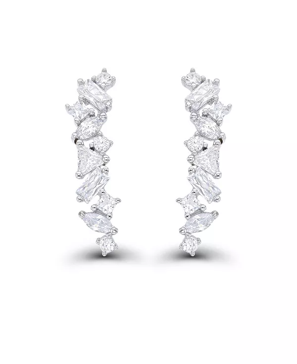 Серьги-Клаймберы из стерлингового серебра с кубическим цирконием разных форм Macy'S, white
Серьги-Клаймберы из стерлингового серебра с кубическим цирконием разных форм Macy'S, white