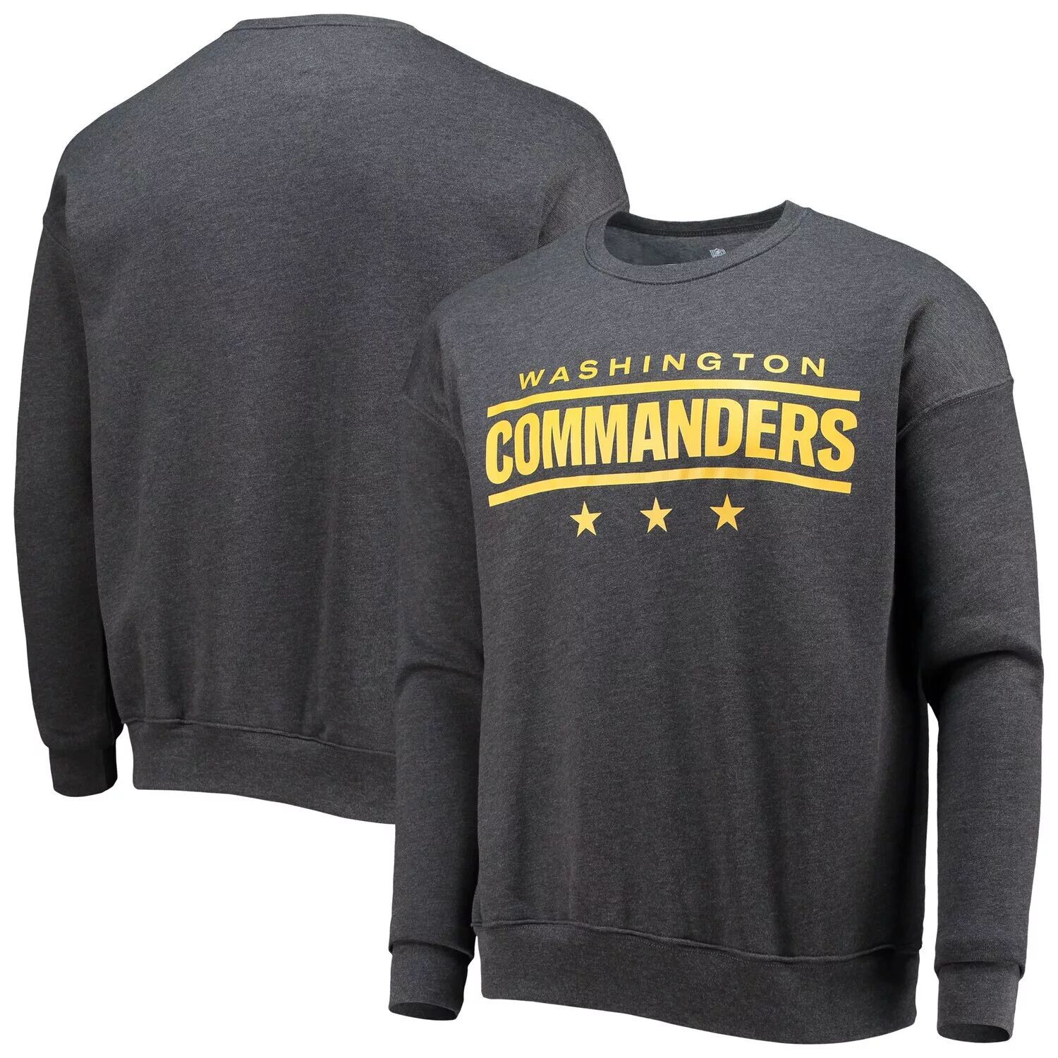 Мужская коллекция NFL x Darius Rucker от Fanatics Charcoal Washington Commanders, флисовый пуловер со звездами и губкой, толстовка 
Мужская коллекция NFL x Darius Rucker от Fanatics Charcoal Washington Commanders, флисовый пуловер со звездами и губкой, толстовка
