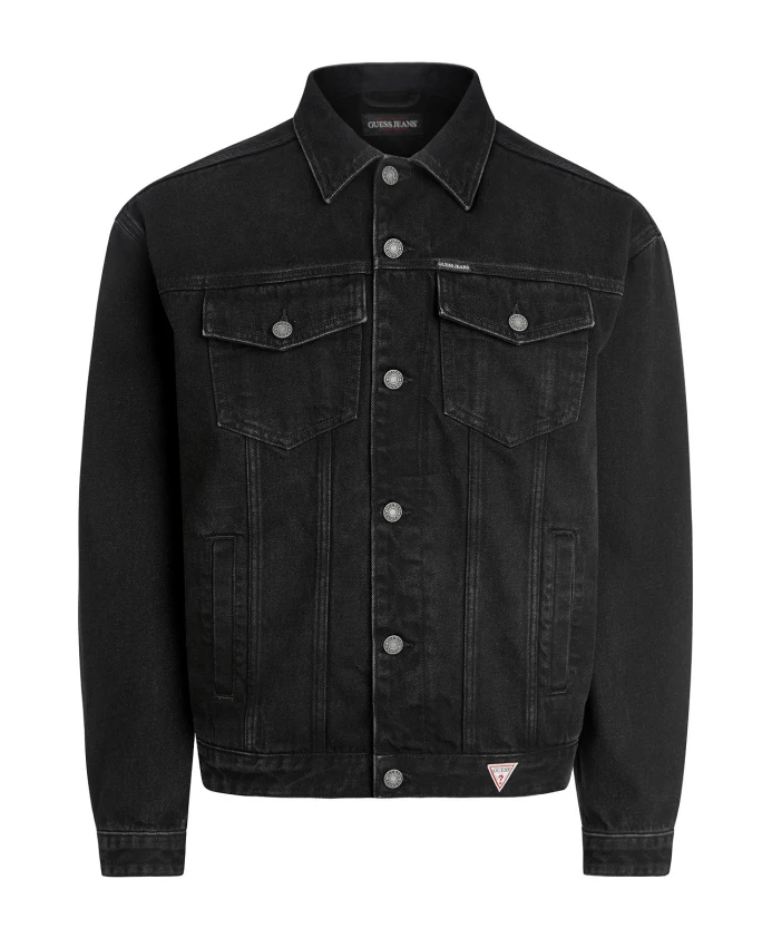 Джинсовая куртка-тракер большого размера Guess, черный
Джинсовая куртка-тракер большого размера Guess, черный