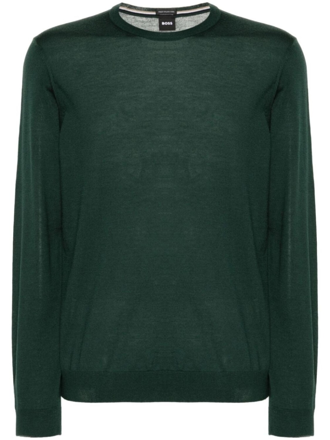 BOSS свитер из натуральной шерсти с круглым вырезом, зеленый
BOSS свитер из натуральной шерсти с круглым вырезом, зеленый