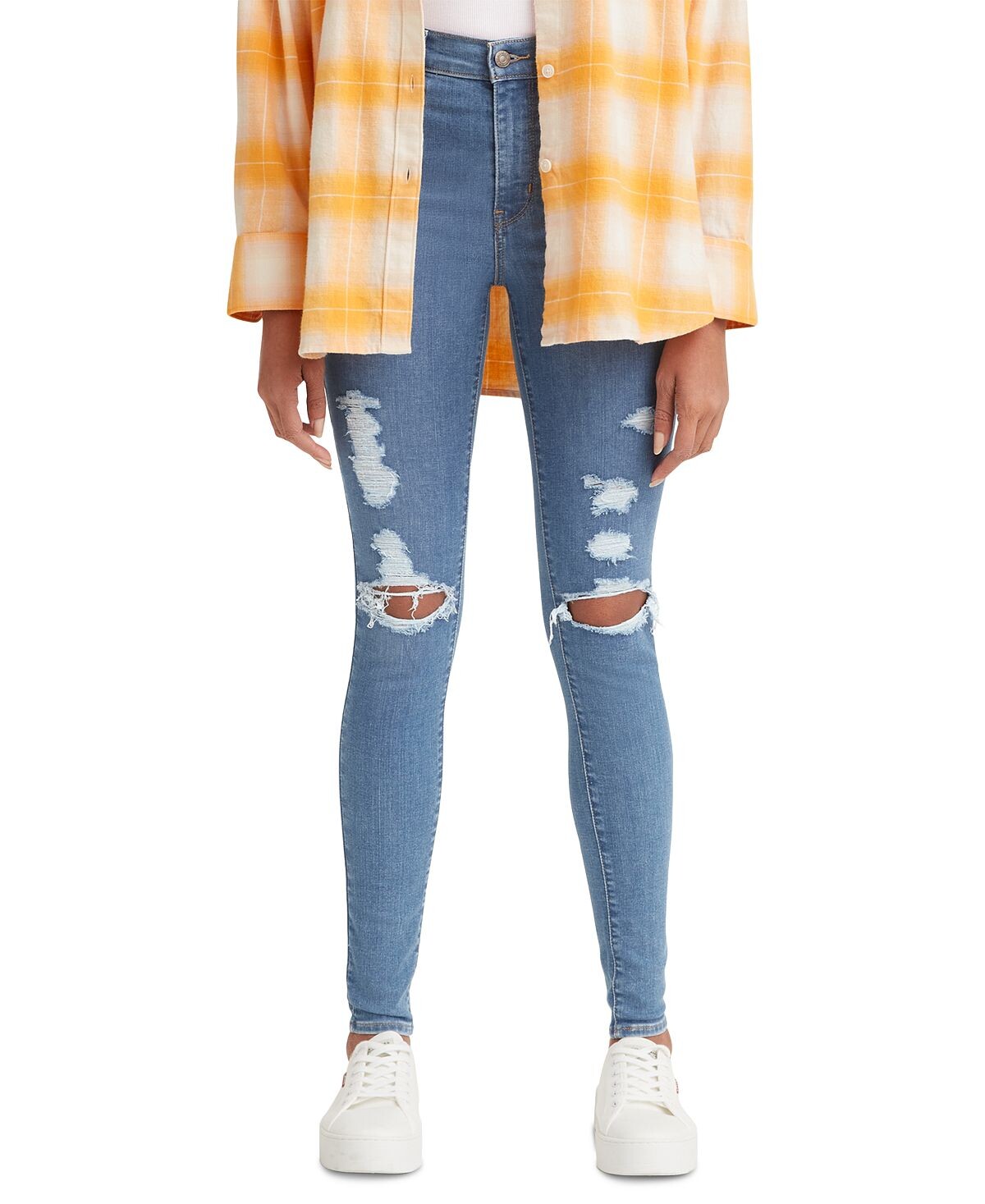 Женские эластичные суперузкие джинсы 720 с высокой посадкой Levi's
Женские эластичные суперузкие джинсы 720 с высокой посадкой Levi's