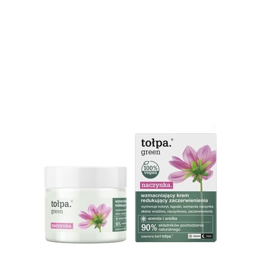 Зеленые капилляры, укрепляющий крем, уменьшающий покраснения, 50 мл Tołpa
Зеленые капилляры, укрепляющий крем, уменьшающий покраснения, 50 мл Tołpa