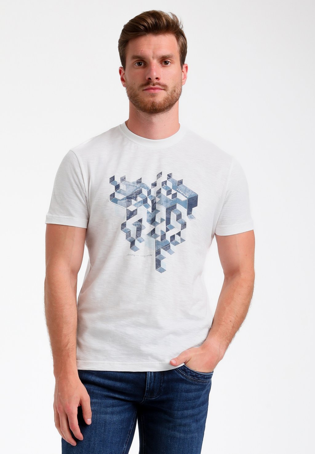 Футболка с принтом Gabbiano, кремовый
Футболка с принтом Gabbiano, кремовый