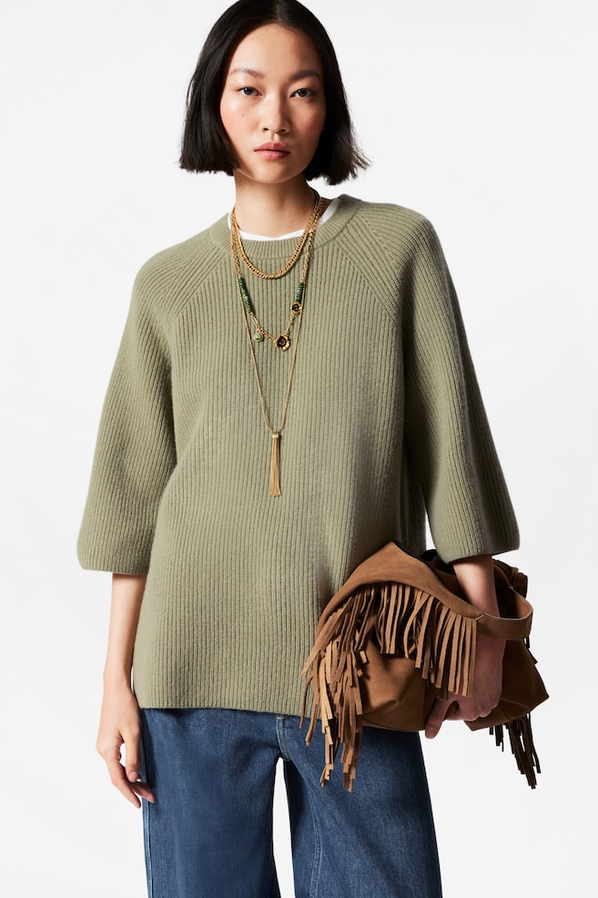 Шерстяной трикотажный топ & Other Stories, зеленый
Шерстяной трикотажный топ & Other Stories, зеленый