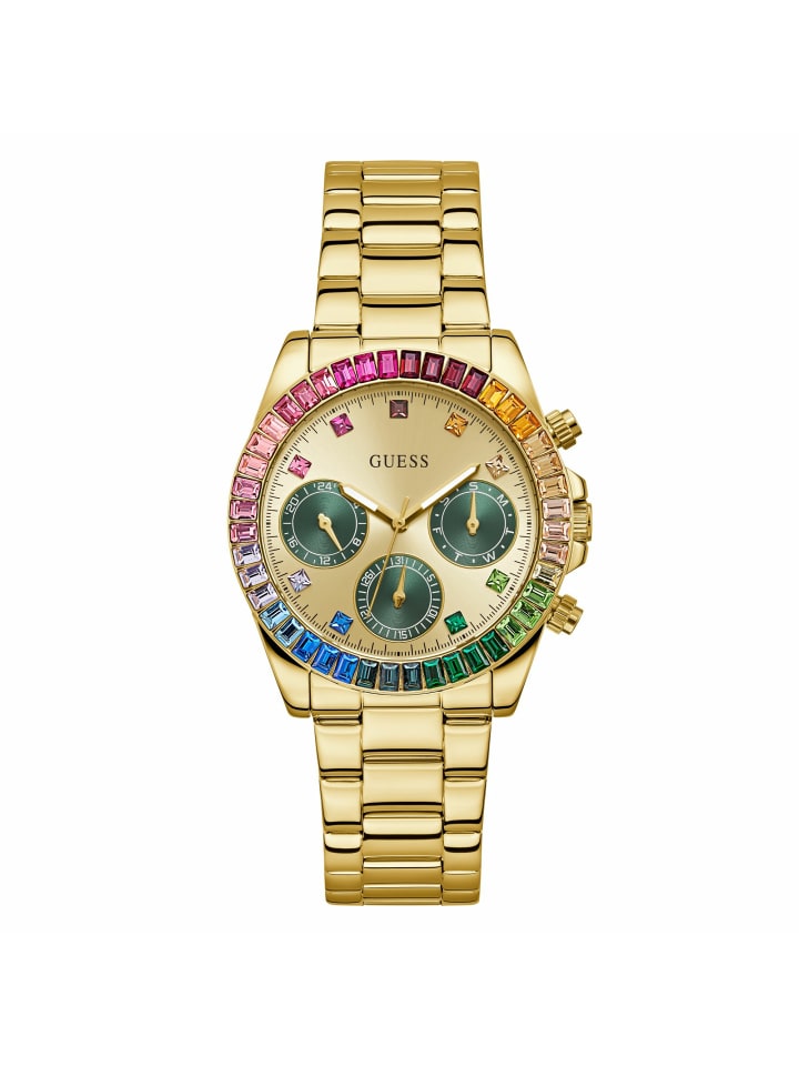 Guess Аналоговые женские часы в золоте
Guess Аналоговые женские часы в золоте