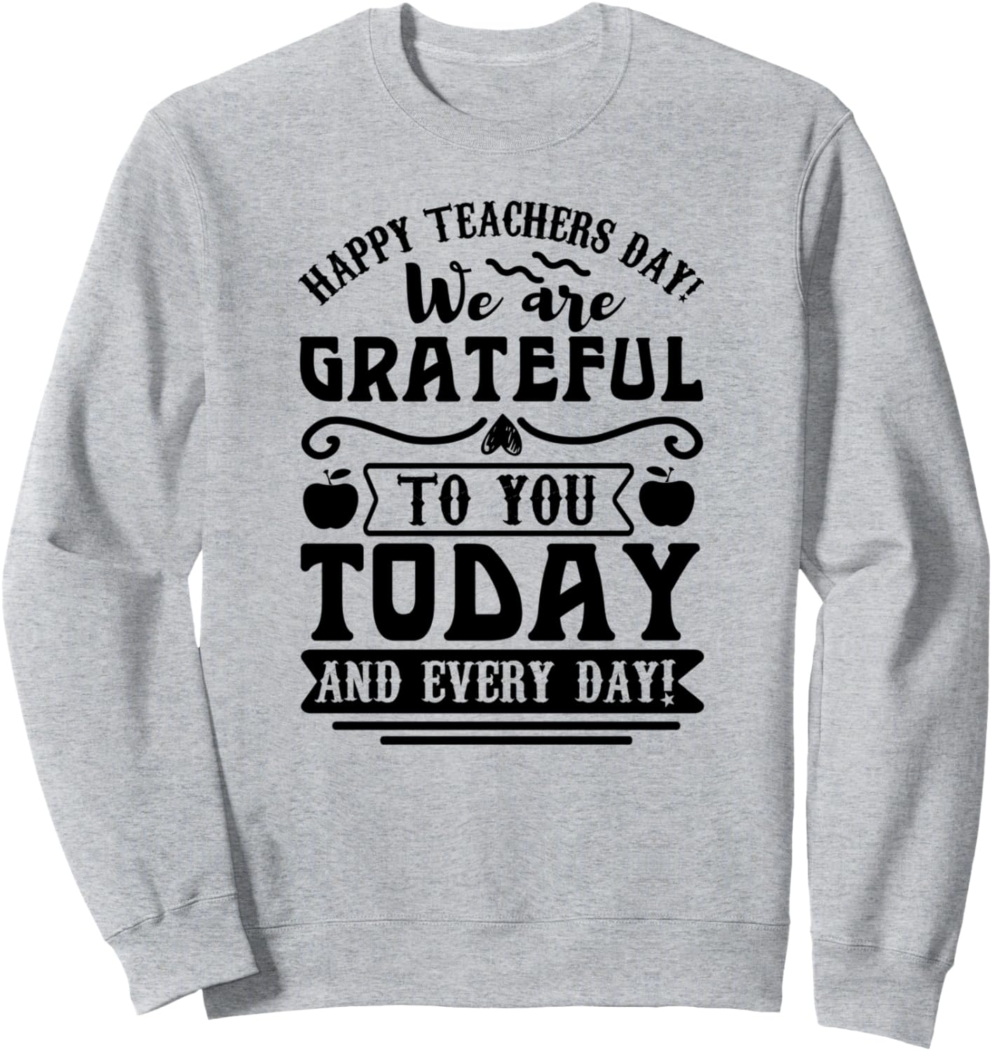 Забавная толстовка для учителя Happy Teachers Day We Are Grateful, серый
Забавная толстовка для учителя Happy Teachers Day We Are Grateful, серый