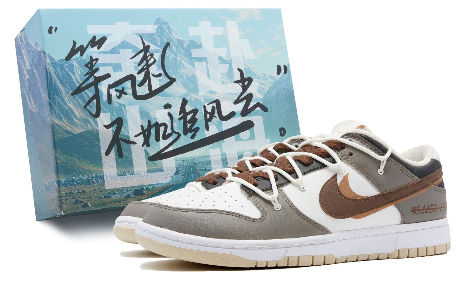 Кроссовки Nike Dunk Skateboarding Shoes Men Low-top White/Brown, цвет Customized
Кроссовки Nike Dunk Skateboarding Shoes Men Low-top White/Brown, цвет Customized