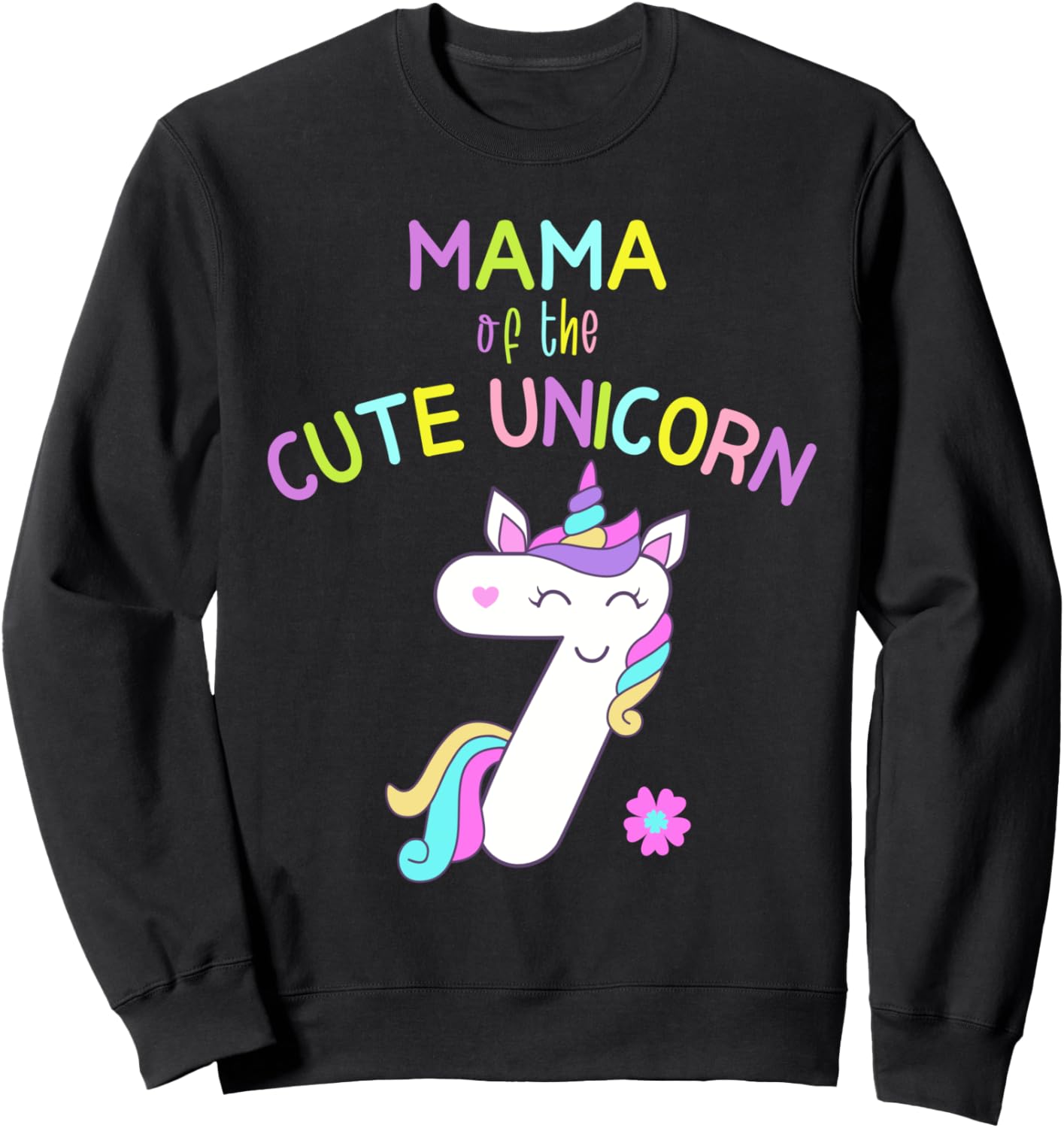 Милая толстовка с единорогом для мамы на 7-й день рождения девочки Family Look Unicorn Themed Party Decorations Gifts, черный
Милая толстовка с единорогом для мамы на 7-й день рождения девочки Family Look Unicorn Themed Party Decorations Gifts, черный