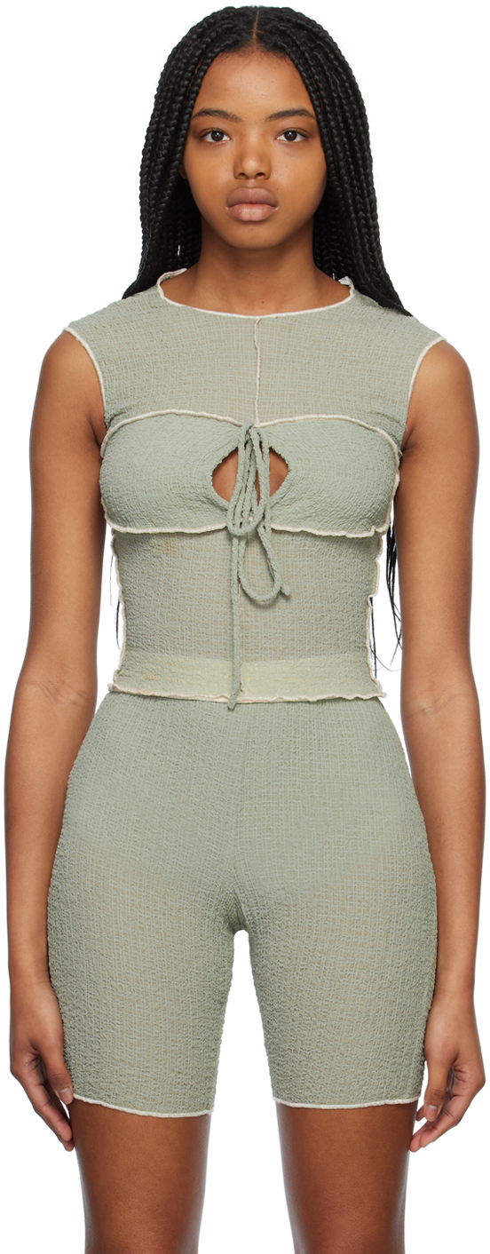 Майка с вырезом-замочной скважиной Yuzefi
Майка с вырезом-замочной скважиной Yuzefi