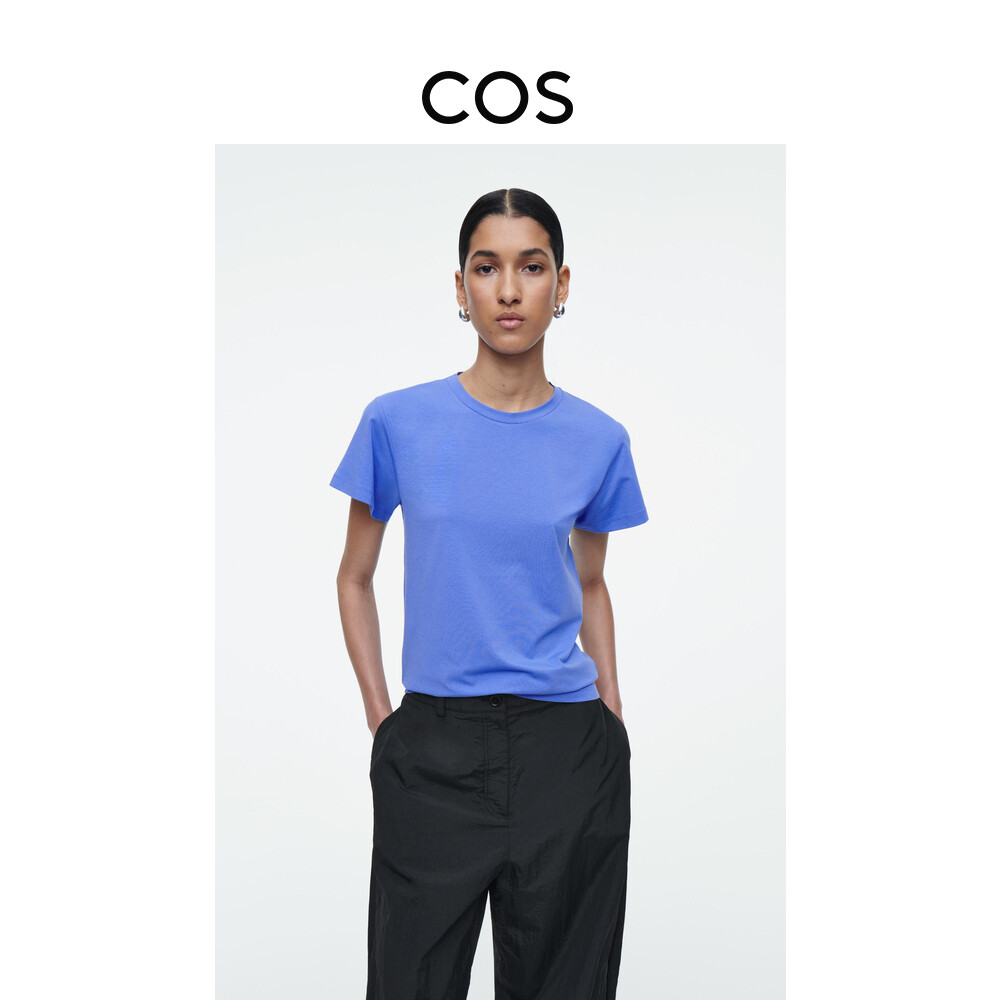 Женская футболка Cos с круглым вырезом, синий
Женская футболка Cos с круглым вырезом, синий