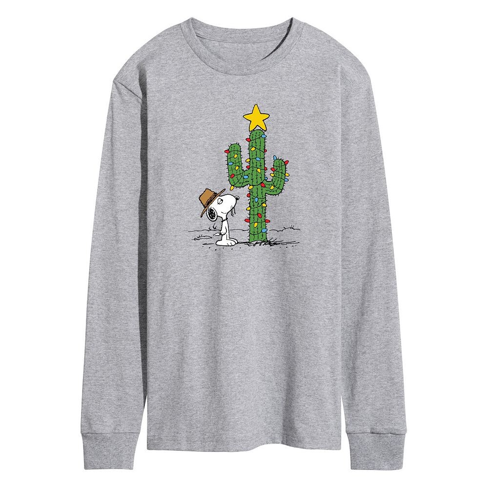 Мужская рождественская футболка с длинными рукавами и рисунком Peanuts Spike Joe Cactus Licensed Character, цвет Heather Gray
Мужская рождественская футболка с длинными рукавами и рисунком Peanuts Spike Joe Cactus Licensed Character, цвет Heather Gray