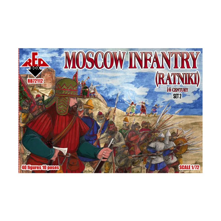 Московская пехота (Ратники), 16th Century Miniatures (1:72)
Московская пехота (Ратники), 16th Century Miniatures (1:72)