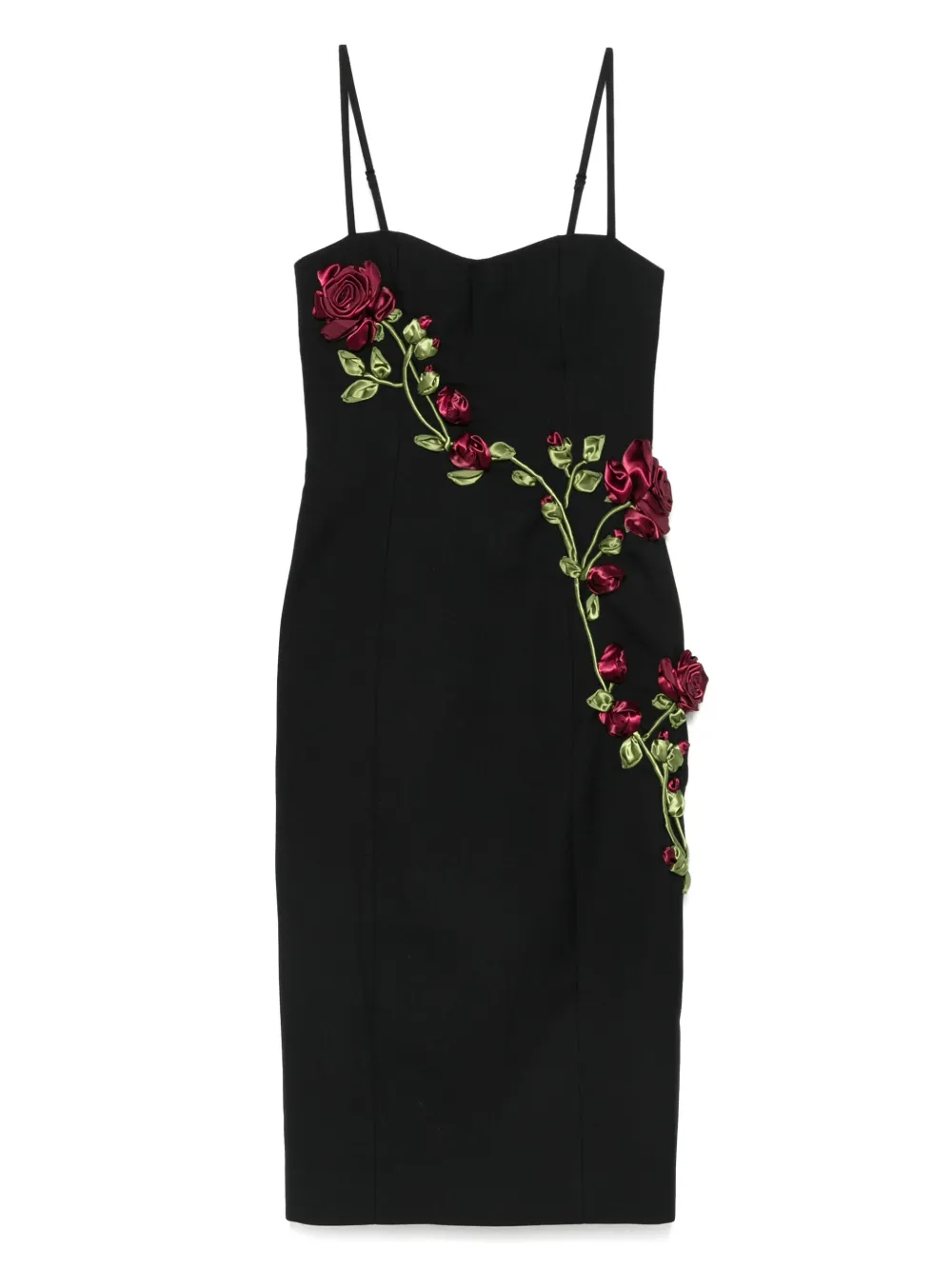 Платье с цветочной аппликацией MARKGONG, черный
Платье с цветочной аппликацией MARKGONG, черный