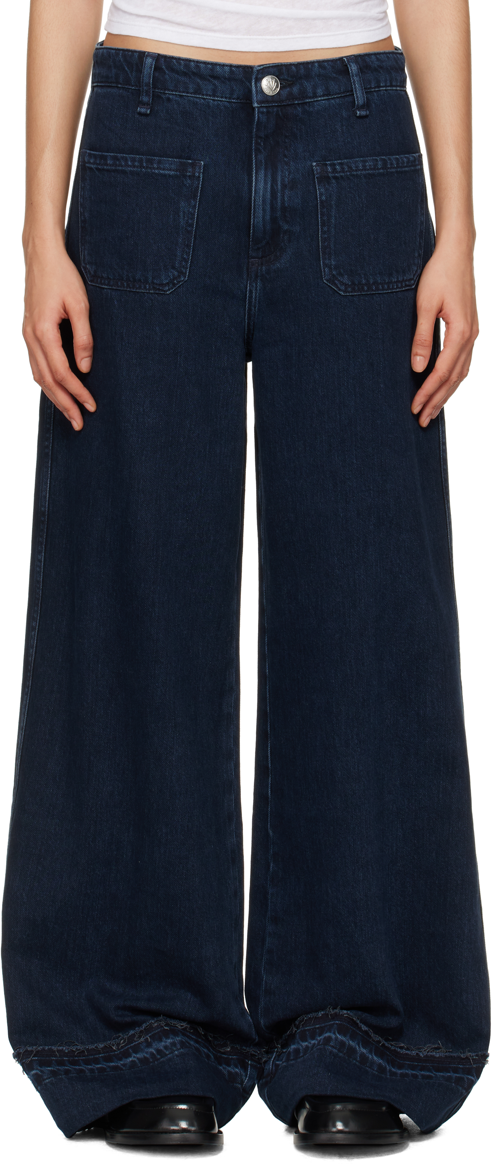 Синие джинсы Marina полной длины rag & bone
Синие джинсы Marina полной длины rag & bone