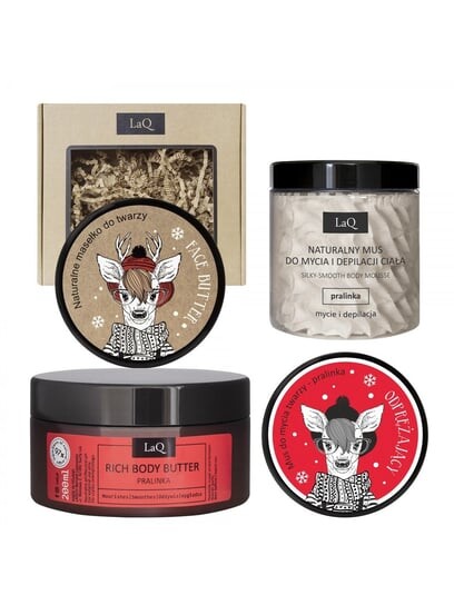 Пралине, Набор уходовой косметики, 4 шт. Laq
Пралине, Набор уходовой косметики, 4 шт. Laq