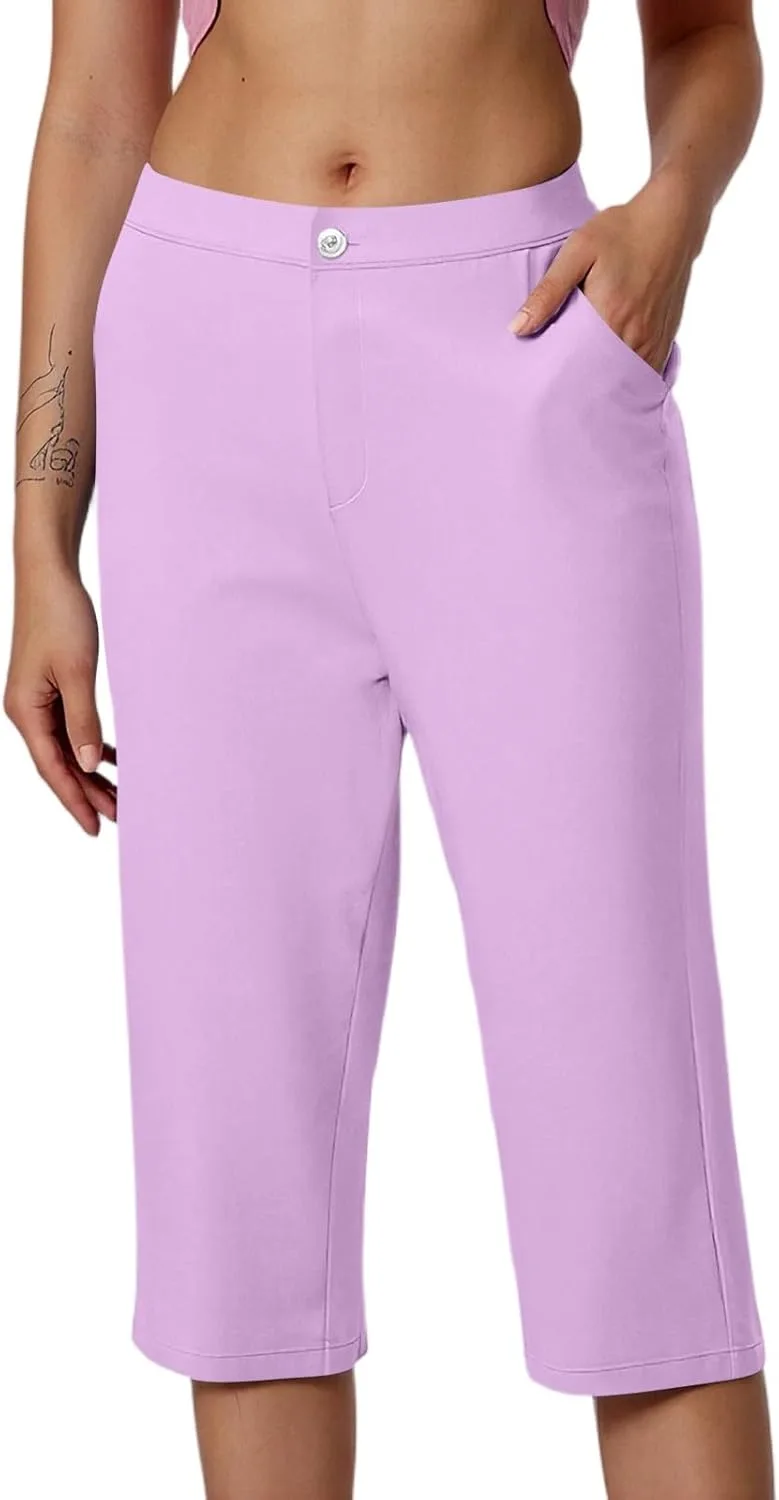 TWGONE Stretch Active Capri Pants для женщин с высокой посадкой и карманами
TWGONE Stretch Active Capri Pants для женщин с высокой посадкой и карманами