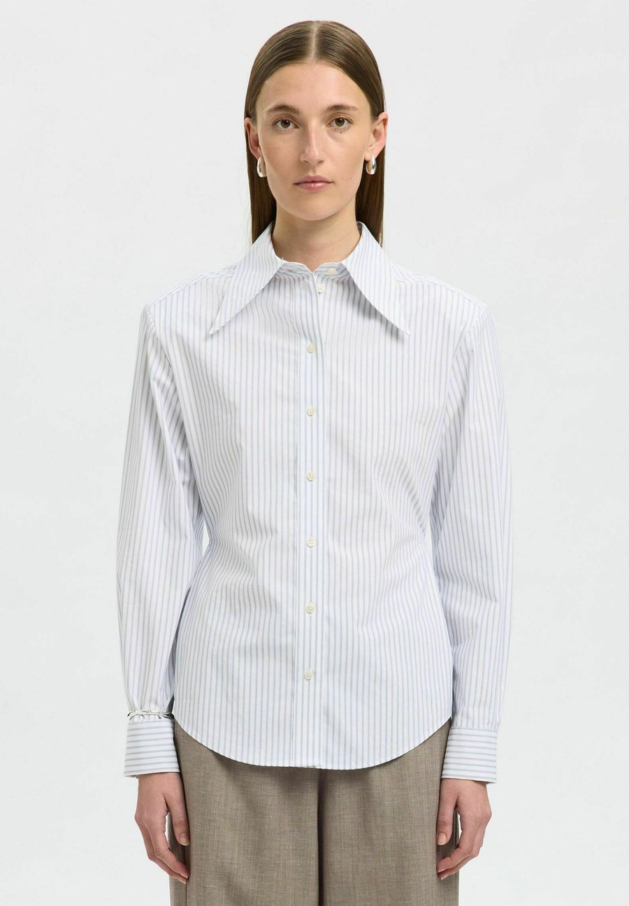 Блуза Selected Femme Button-down blouse, Bright White/Off-White
Блуза Selected Femme Button-down blouse, Bright White/Off-White