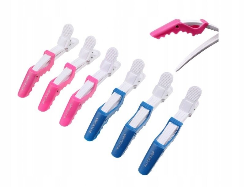 Заколки для волос парикмахерские Зажимы типа «крокодил» 6 шт Inna Marka