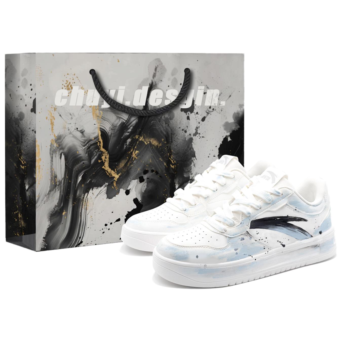 ANTA Нескользящие и износостойкие балансирующие низкие кроссовки для скейтбординга мужские, белые, синие
ANTA Нескользящие и износостойкие балансирующие низкие кроссовки для скейтбординга мужские, белые, синие