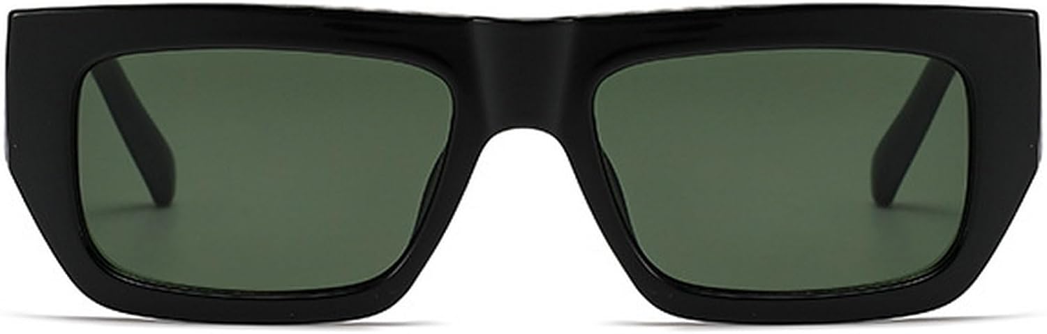 Модные прямоугольные солнцезащитные очки для женщин, ретро-очки в стиле 90-х, квадратные солнцезащитные очки для мужчин, защита от УФ-излучения UV400 mincl, Black Green
Модные прямоугольные солнцезащитные очки для женщин, ретро-очки в стиле 90-х, квадратные солнцезащитные очки для мужчин, защита от УФ-излучения UV400 mincl, Black Green