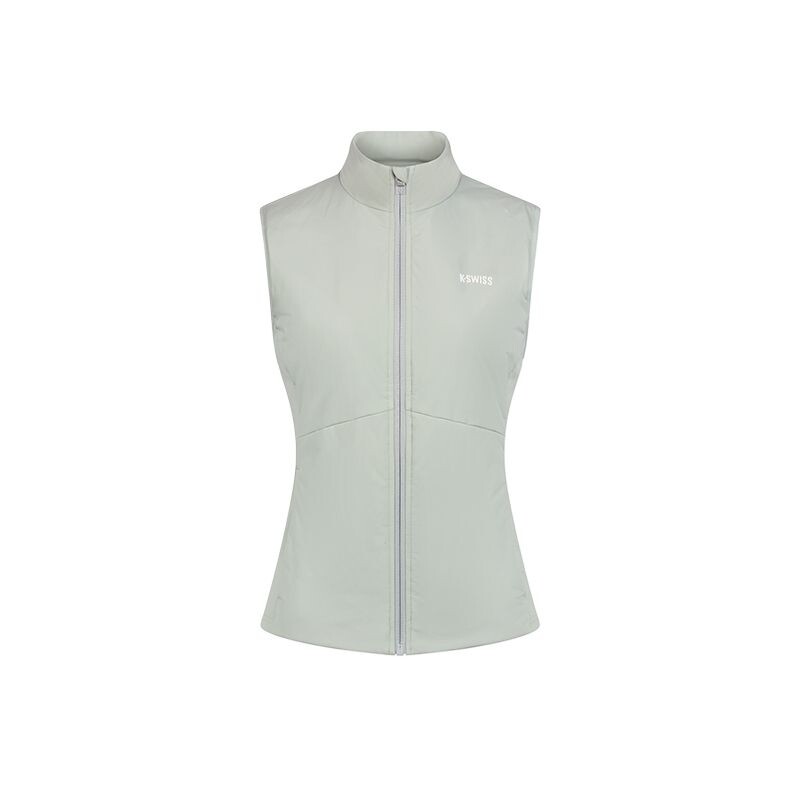 Жилет женский бамбуковый зеленый серый K·Swiss
Жилет женский бамбуковый зеленый серый K·Swiss