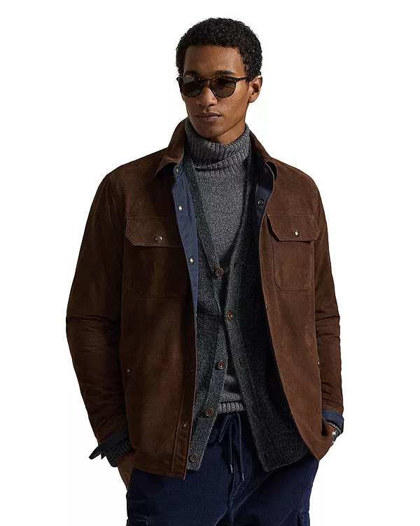 Двусторонняя рубашка-куртка из замши и тафты. Polo Ralph Lauren, мультиколор
Двусторонняя рубашка-куртка из замши и тафты. Polo Ralph Lauren, мультиколор