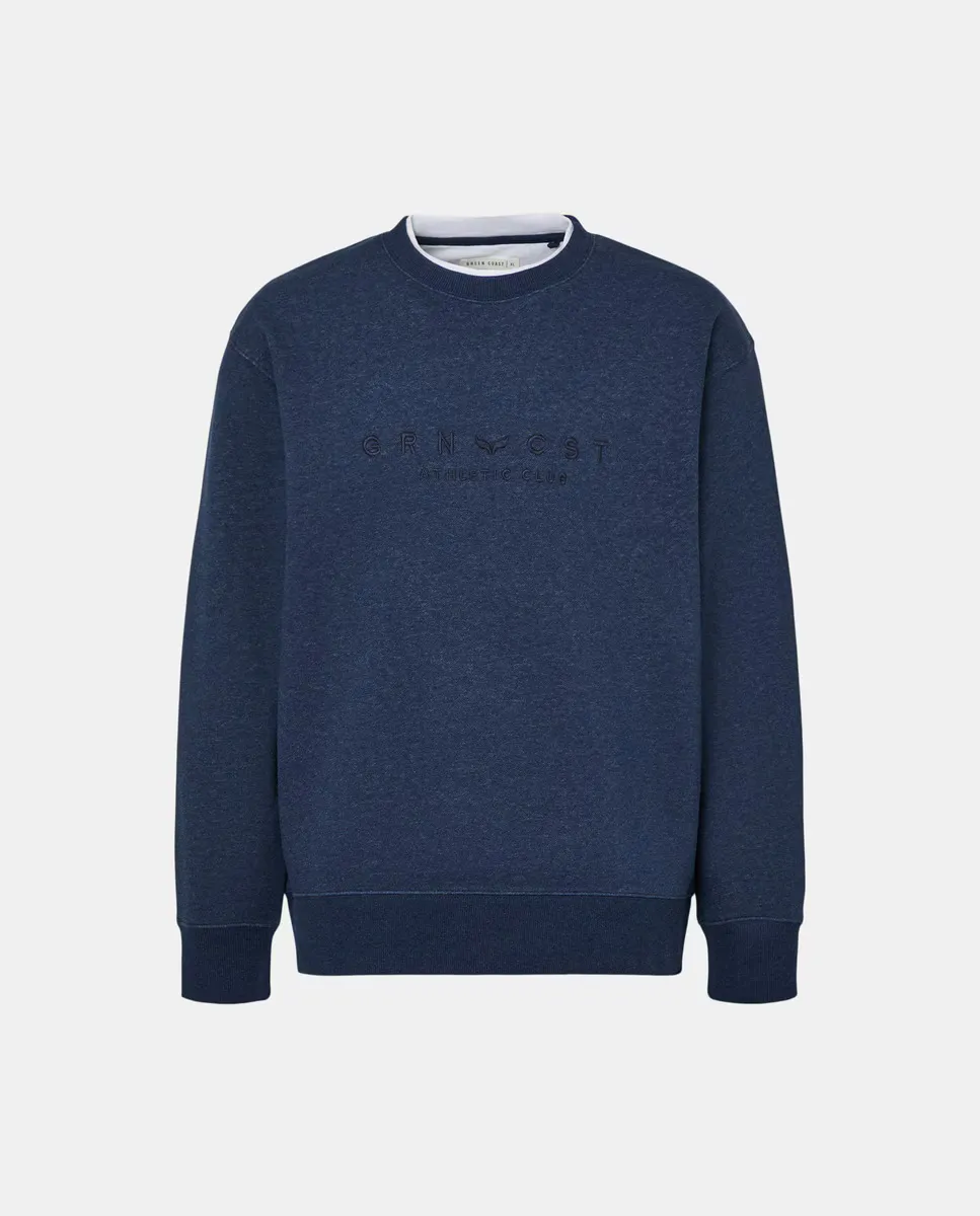 Мужская свитшот с круглым вырезом Green Coast, темно-синий
Мужская свитшот с круглым вырезом Green Coast, темно-синий