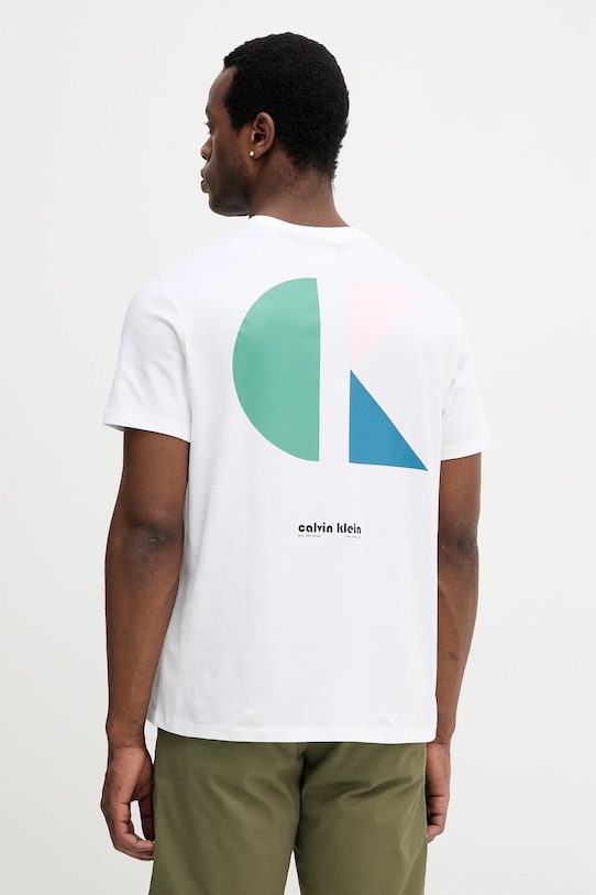 Хлопковая футболка Calvin Klein Jeans, белый
Хлопковая футболка Calvin Klein Jeans, белый
