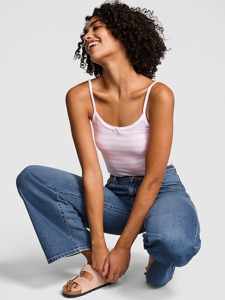 Майка из нефритового хлопка Pink By Frankies Bikinis, цвет peony stripe
Майка из нефритового хлопка Pink By Frankies Bikinis, цвет peony stripe