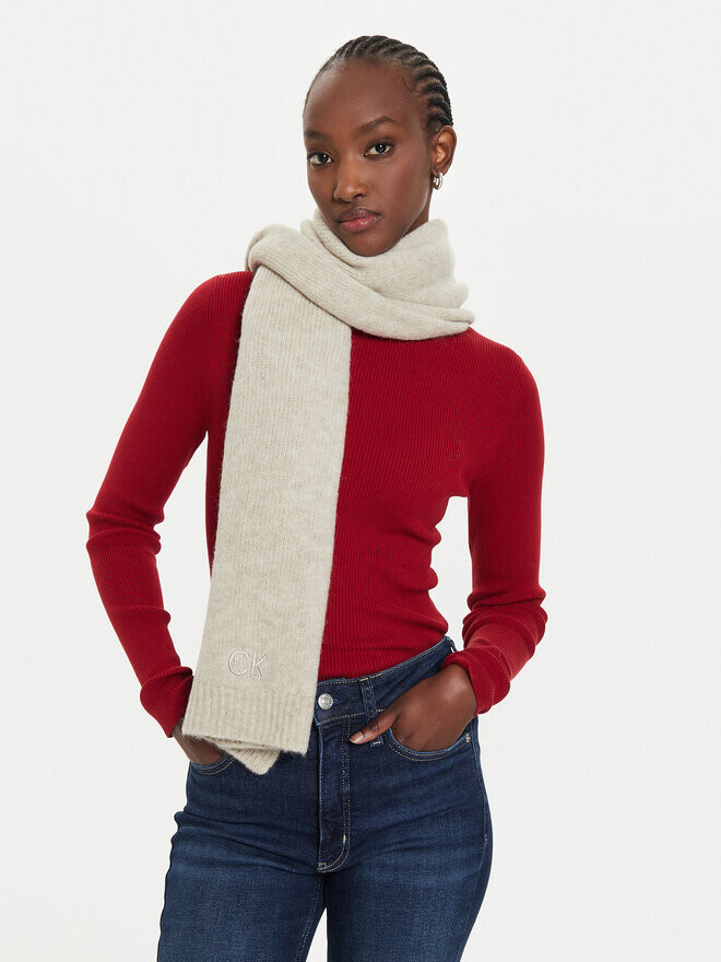 Шарф Calvin Klein, бежевый
Шарф Calvin Klein, бежевый