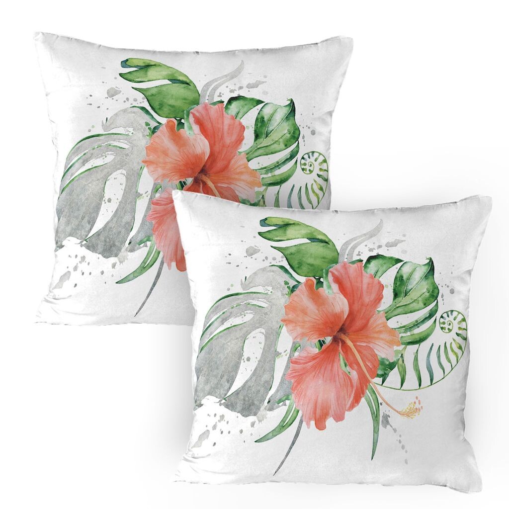 ABAKUHAUS Hibiscus Чехлы на подушку, набор из 2 шт., акварель в стиле гранж, тропические цветы, художественная интерпретация, чехол для подушки с декоративным принтом, 80x80 см, сиенский песок
ABAKUHAUS Hibiscus Чехлы на подушку, набор из 2 шт., акварель в стиле гранж, тропические цветы, художественная интерпретация, чехол для подушки с декоративным принтом, 80x80 см, сиенский песок