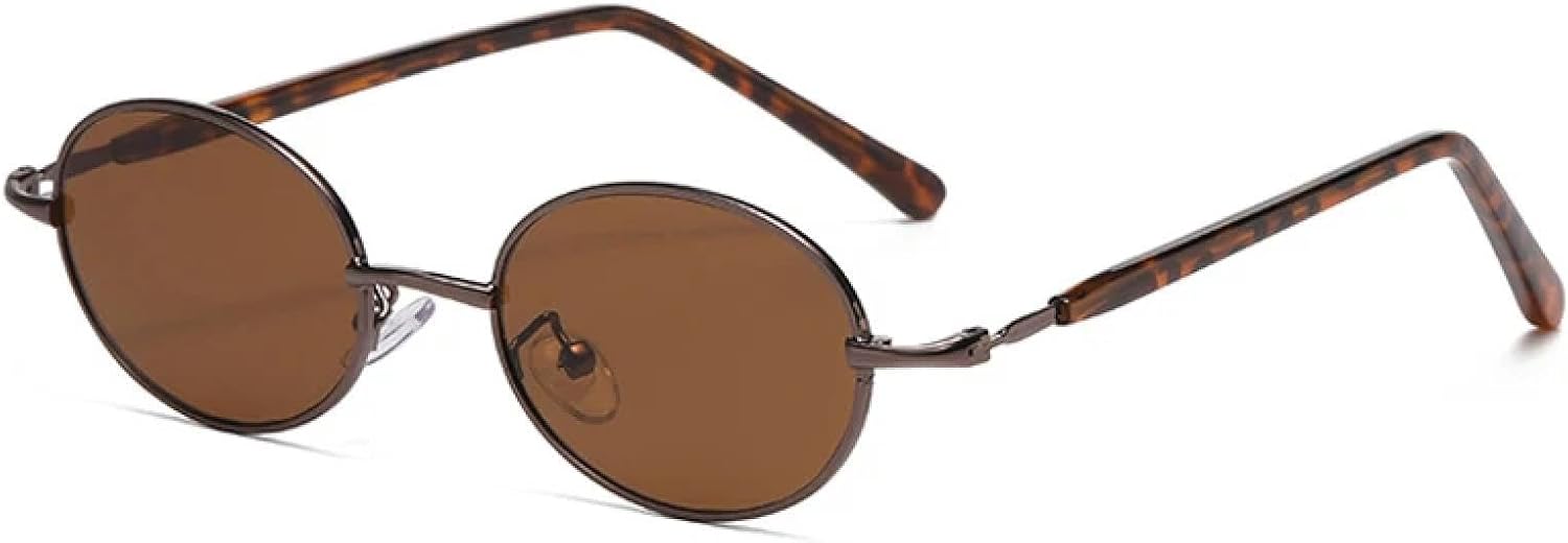 Модные металлические овальные солнцезащитные очки для женщин в стиле ретро-панк для мужчин, трендовые очки с прозрачными линзами и защитой от УФ-излучения UV400 HHZZYVY, Bronze Leopard Tea
Модные металлические овальные солнцезащитные очки для женщин в стиле ретро-панк для мужчин, трендовые очки с прозрачными линзами и защитой от УФ-излучения UV400 HHZZYVY, Bronze Leopard Tea