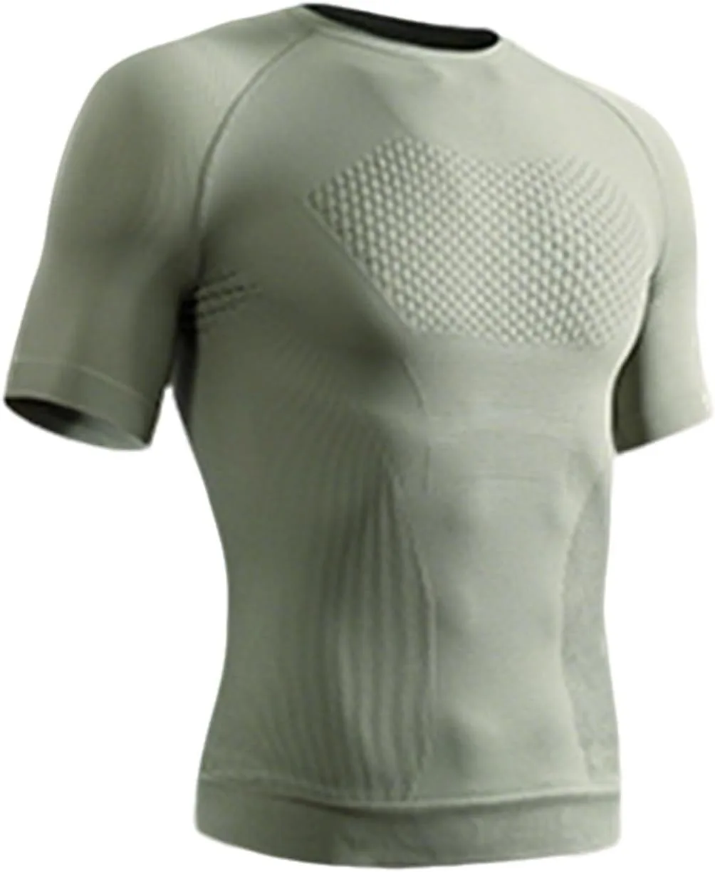 Мужская компрессионная футболка с круглым вырезом, легкая, быстросохнущая
Мужская компрессионная футболка с круглым вырезом, легкая, быстросохнущая