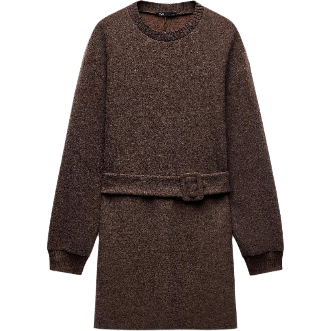 Длинное платье с длинными рукавами ZARA Коричневое
Длинное платье с длинными рукавами ZARA Коричневое