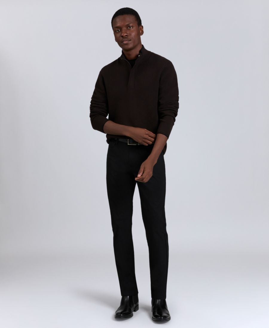 Мужской свитер с застежкой-молнией на четверть длины Kenneth Cole, Dark Brown
Мужской свитер с застежкой-молнией на четверть длины Kenneth Cole, Dark Brown