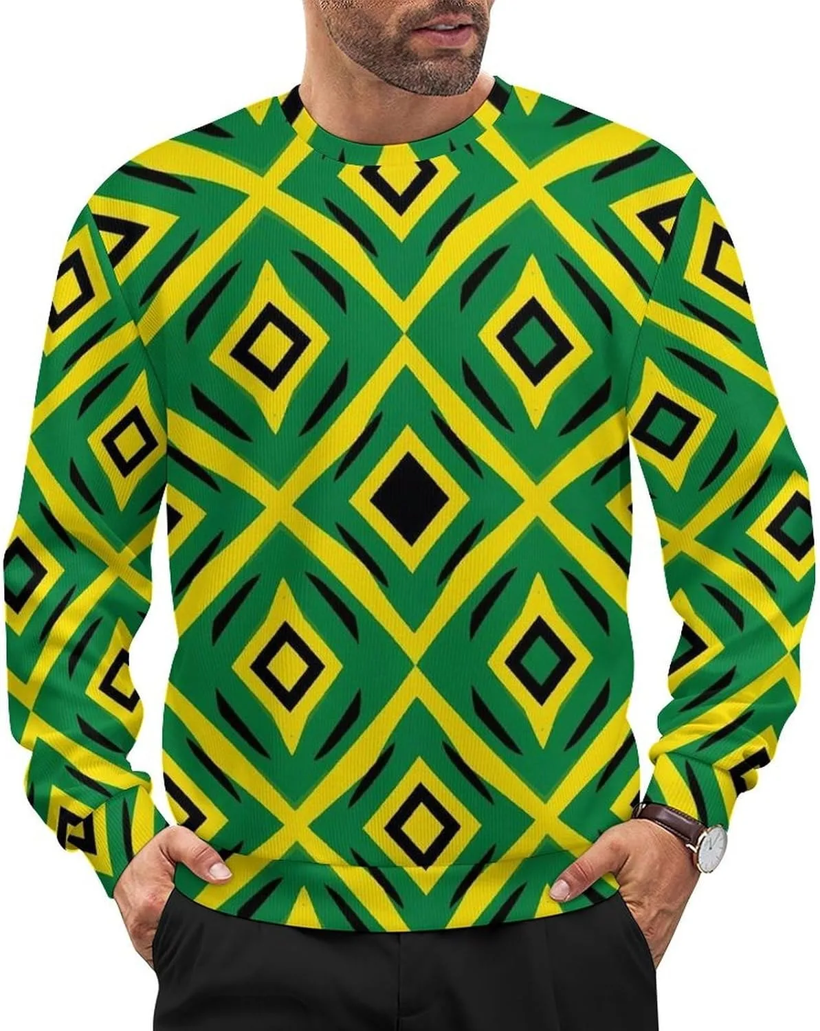 Мужской свитер свободного кроя с длинными рукавами Meaudiwes
Мужской свитер свободного кроя с длинными рукавами Meaudiwes